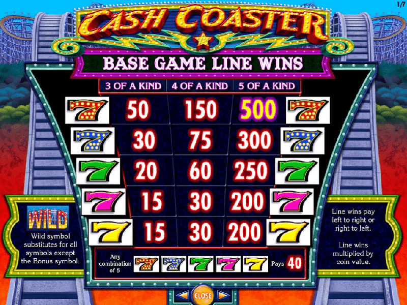 Cash Coaster Slot 2