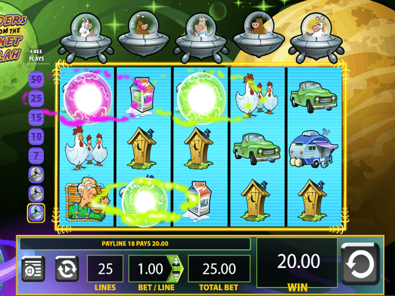 Invaders from the Planet Moolah Slot 3