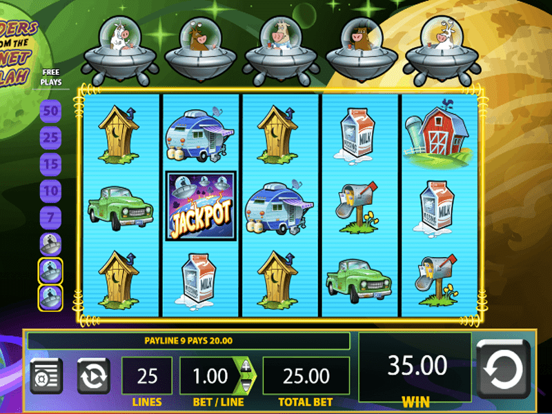 Invaders from the Planet Moolah Slot 4