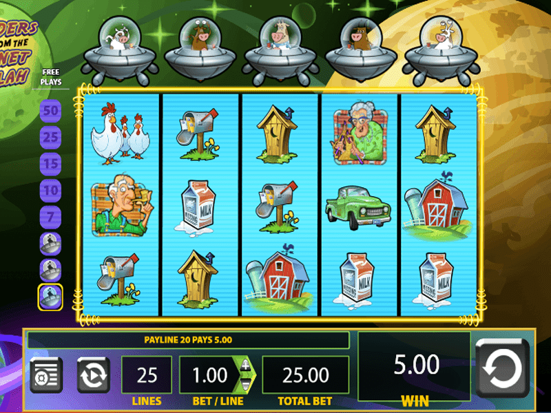 Invaders from the Planet Moolah Slot 5