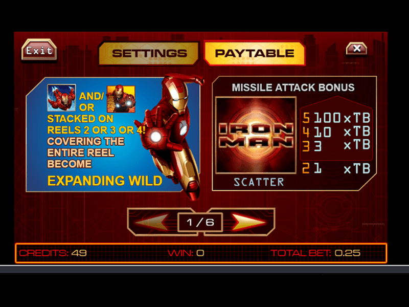 Iron Man Slot 6