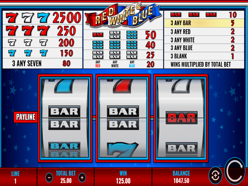 Red, White and Blue Slot 5