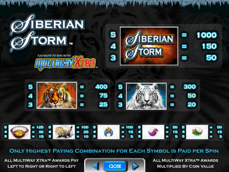 Siberian Storm Slot 6