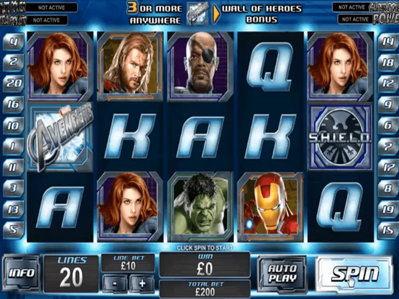 The Avengers Slot 1