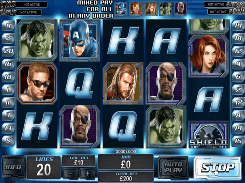 The Avengers Slot 3