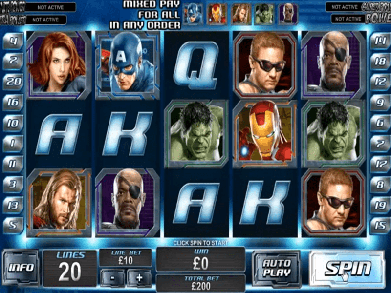 The Avengers Slot 4
