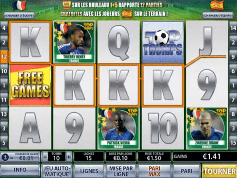 Top Trumps World Football Stars Slot 1