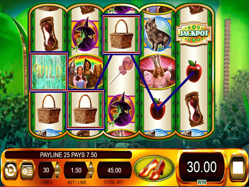 Wizard of Oz Ruby Slippers Slot 1