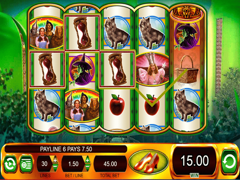 Wizard of Oz Ruby Slippers Slot 5
