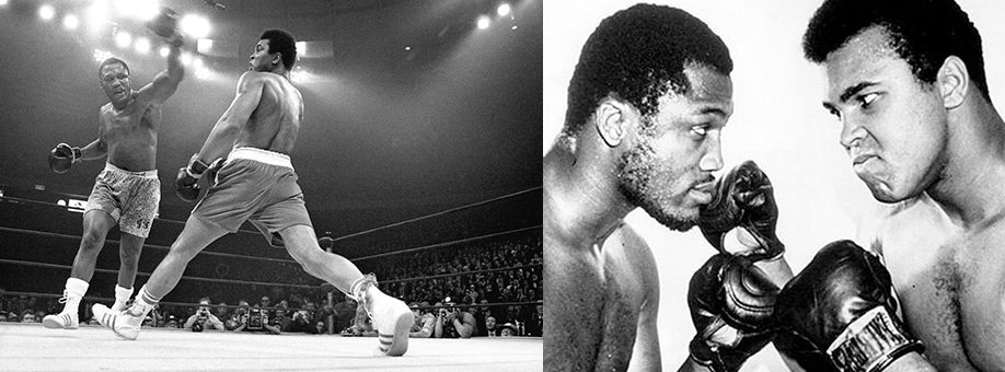 Muhammed Ali versus Joe Frazier