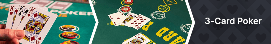 3-Card Poker best casino games odds and payouts