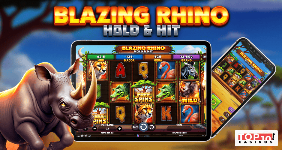 Blazing Rhino: Hold & Hit - Spinomenal