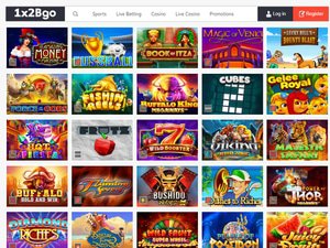 1x2bgo Casino software screenshot