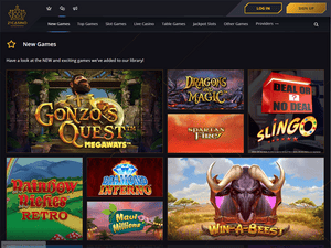 Twenty One Casino website screenshot