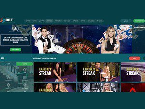 22 Bet Casino website screenshot