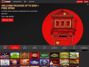 777Tigers Casino website screenshot