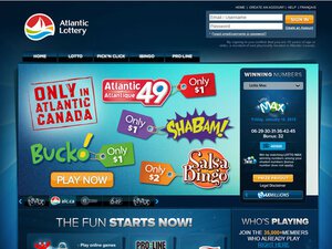 ALC Casino website screenshot
