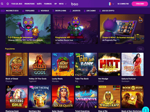 Bao Casino software screenshot