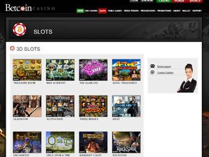 Betcoin Casino software screenshot
