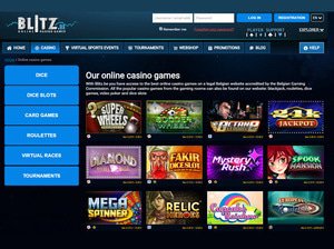 Blitz Casino software screenshot