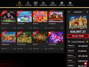 BoVegas Casino software screenshot