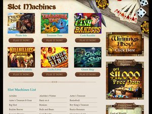 Captain Jack Casino software screenshot