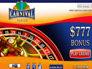 Carnival Casino website screenshot