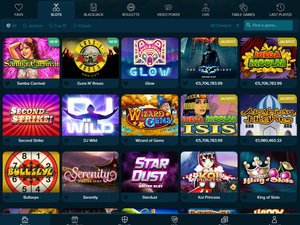 Land Casino software screenshot