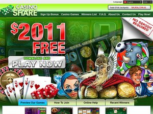Casino Share website screenshot