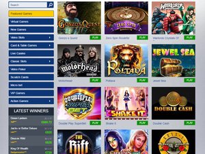 Casino1 Club Casino software screenshot