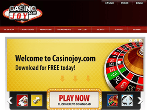 Joy Casino website screenshot