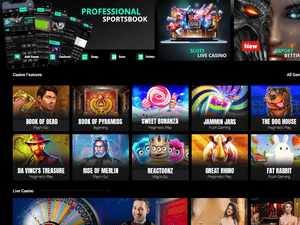 Cbet Casino software screenshot