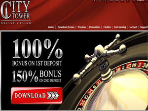 City Tower Casino website screenshot