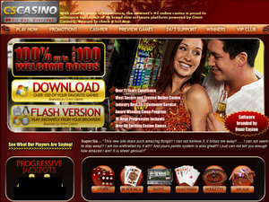 Caribbean Sands Casino website screenshot