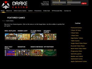 Drake Casino software screenshot