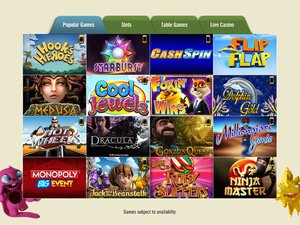 Drueckglueck Casino software screenshot