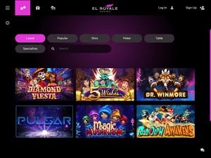 Elroyale Casino software screenshot