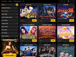 Enzo Casino software screenshot