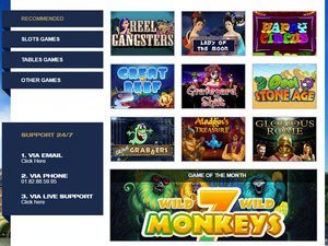 Europe 777 Casino software screenshot