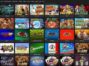 Springbok Casino software screenshot