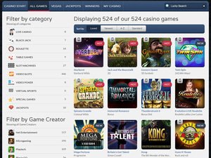 Get Lucky Casino software screenshot