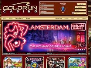 Gold Run Casino software screenshot