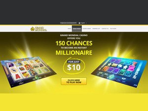 Grand Mondial Casino website screenshot