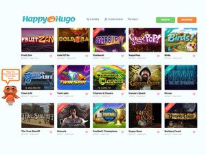 Happy Hugo Casino software screenshot