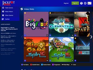 Jackpot Wheel Casino software screenshot