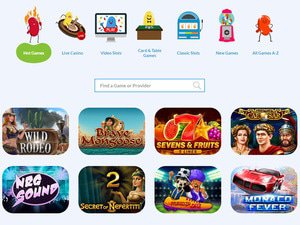 JellyBean Casino software screenshot