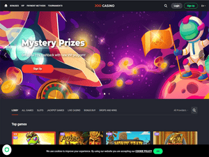 Joo Casino website screenshot