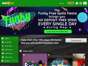 Jumba Bet Casino website screenshot