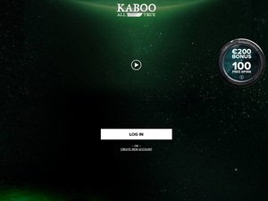 Kaboo Casino website screenshot