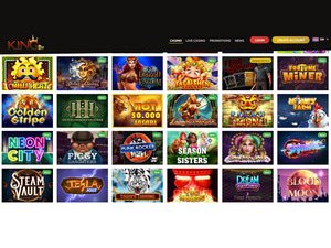 Kingbit Casino software screenshot